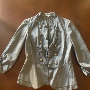 Dark Gray Jacket with Buttons